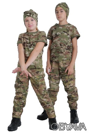 Дитячий камуфляж штани ARMY KIDS Скаут Мультикам Код : 20-705
Штани дитячі камуф. . фото 1