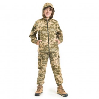 Дитячий камуфляжний костюм ARMY KIDS Скаут камуфляж Піксель Код: 18-4707
Костюм . . фото 3