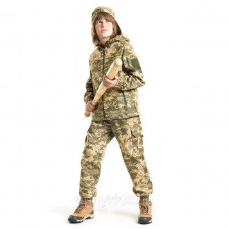 Дитячий камуфляжний костюм ARMY KIDS Скаут камуфляж Піксель Код: 18-4707
Костюм . . фото 7