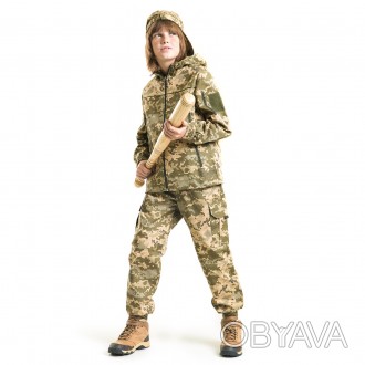 Дитячий камуфляжний костюм ARMY KIDS Скаут камуфляж Піксель Код: 18-4707
Костюм . . фото 1