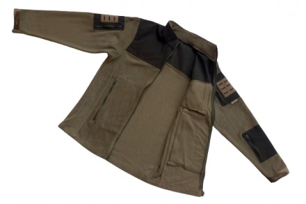 Куртка флісова тепла колір Олива Код: 22-450Т
Купівля теплої куртки на флісі для. . фото 6