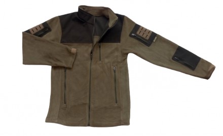 Куртка флісова тепла колір Олива Код: 22-450Т
Купівля теплої куртки на флісі для. . фото 2
