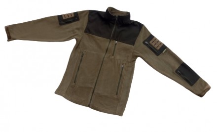 Куртка флісова тепла колір Олива Код: 22-450Т
Купівля теплої куртки на флісі для. . фото 4