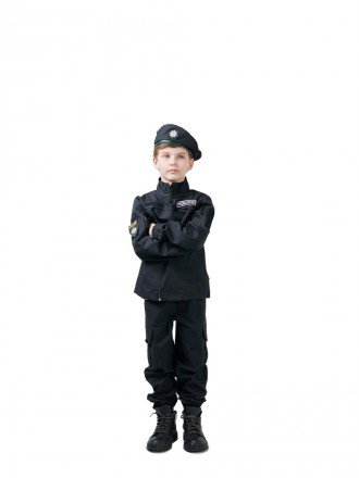 Дитячий костюм Поліцейський колір чорний Код: 22-4700К2
Купуючи костюм дитячий П. . фото 6