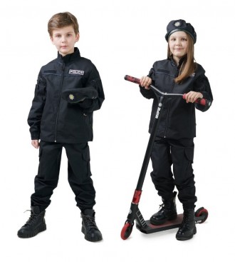 Дитячий костюм Поліцейський колір чорний Код: 22-4700К2
Купуючи костюм дитячий П. . фото 2