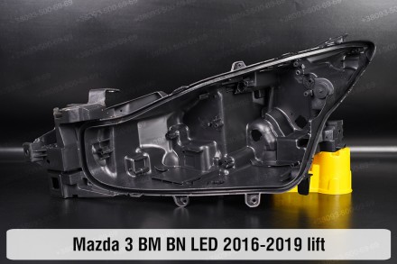 Новий корпус фари Mazda 3 BM BN (2016-2019) III покоління рестайлінг лівий.
У на. . фото 2