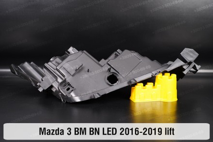 Новий корпус фари Mazda 3 BM BN (2016-2019) III покоління рестайлінг лівий.
У на. . фото 4