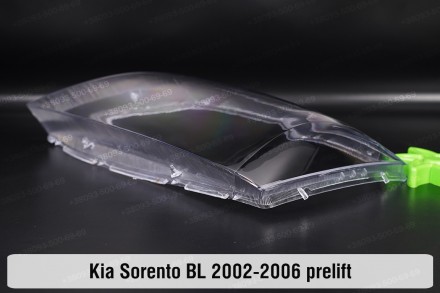 Скло на фару KIA Sorento BL (2002-2006) I покоління дорестайлінг ліве.
У наявнос. . фото 6