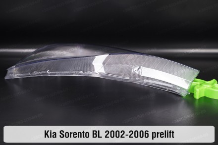 Скло на фару KIA Sorento BL (2002-2006) I покоління дорестайлінг ліве.
У наявнос. . фото 8