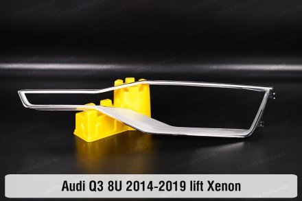 Хромована декоративна маска Audi Q3 8U Xenon (2014-2019) I покоління рестайлінг . . фото 2