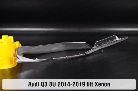 Хромированная декоративная маска Audi Q3 8U Xenon (2014-2019) I поколение рестай. . фото 5