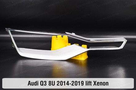 Хромированная декоративная маска Audi Q3 8U Xenon (2014-2019) I поколение рестай. . фото 2