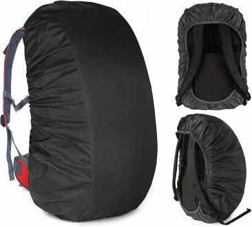 
Чехол-дождевик для рюкзака Nela-Style Raincover до 40L черный Водонепроницаемый. . фото 2