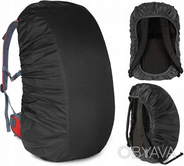 
Чехол-дождевик для рюкзака Nela-Style Raincover до 40L черный Водонепроницаемый. . фото 1