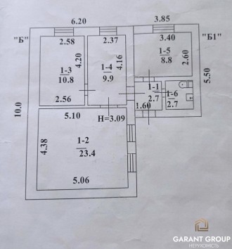 В продаже дом на 4 комнаты, летняя кухня , газ, свет, вода. Общая площадь всего . . фото 11