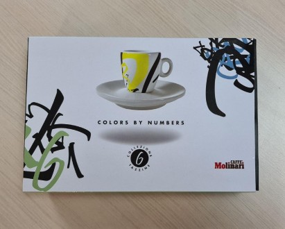 Набор CaffeMolinari Colors by Numbers (чашки эспрессо коллекционные, 6 шт). Тернополь. фото 1 Набор CaffeMolinari Colors by Numbers (чашки эспрессо коллекционные, 6 шт). Тернополь. фото 1