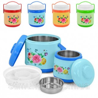 Термос пищевой металлическая колба, в наборе 2 штуки 1.8л и 4.6 л. Одесса. фото 1