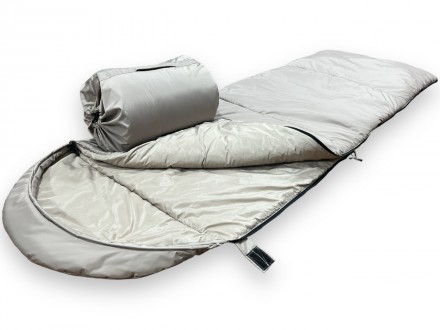 Туристический летний спальный мешок (до 0) 
Тип: спальник одеяльный с капюшоном
. . фото 3