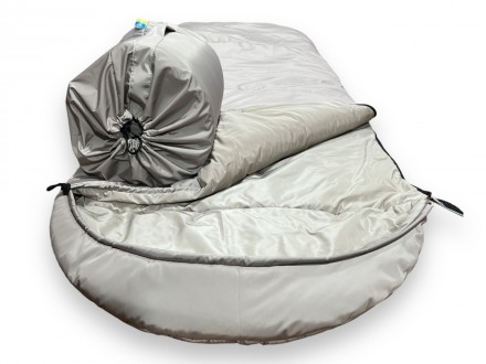 Туристический летний спальный мешок (до 0) 
Тип: спальник одеяльный с капюшоном
. . фото 2