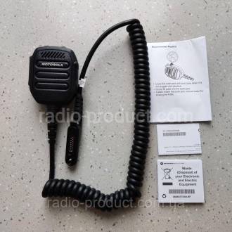 Выносной манипулятор, тангента, спикер с микрофоном, для радиостанций Motorola R. . фото 3