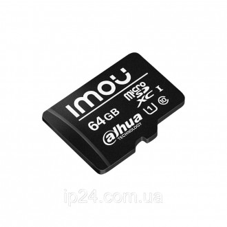 Карта памяти IMOU ST2-64-S1 microSDXC 64GB — это специально разработанная компан. . фото 3