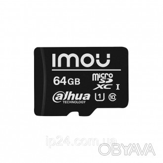 Карта памяти IMOU ST2-64-S1 microSDXC 64GB — это специально разработанная компан. . фото 1
