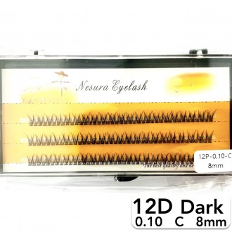 
Пучковые ресницы Nesura Premium Dark 12D V-плетение изгиб C
 
Сегодня наращиван. . фото 5
