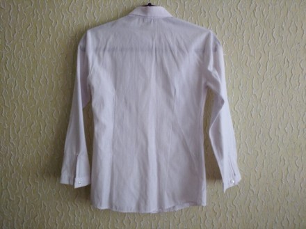 Белая школьная блузка , рубашка девочке 11-13лет, Турция .
По бирке указано р.1. . фото 3