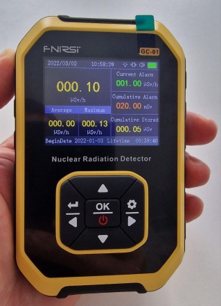 
Дозиметр FNIRSI GC-01 – измеритель уровня радиации. Fnirsi Geiger Counter Meter. . фото 8