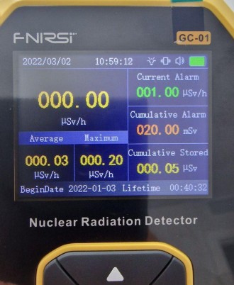 
Дозиметр FNIRSI GC-01 – измеритель уровня радиации. Fnirsi Geiger Counter Meter. . фото 7