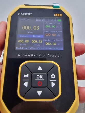 
Дозиметр FNIRSI GC-01 – измеритель уровня радиации. Fnirsi Geiger Counter Meter. . фото 5