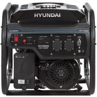Бензиновый генератор HHY 3050F от Hyundai является портативным генератором мощно. . фото 2