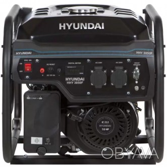 Бензиновый генератор HHY 3050F от Hyundai является портативным генератором мощно. . фото 1