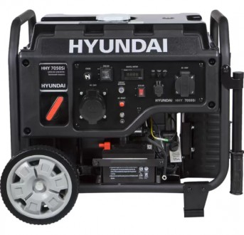 Бензиновый генератор Hyundai HHY 7050FE ATS.
Преимущества:
	Фирменный двигатель . . фото 2