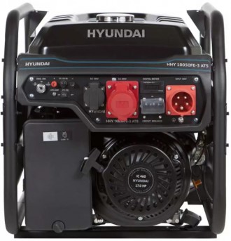 Бензиновый генератор Hyundai HHY 10050FE-3
Преимущества:
	Фирменный двигатель с . . фото 3