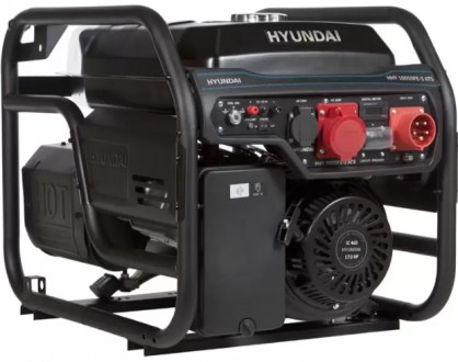 Бензиновый генератор Hyundai HHY 10050FE-3
Преимущества:
	Фирменный двигатель с . . фото 2