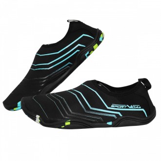 Обувь для пляжа и кораллов (аквашузы) SportVida SV-GY0005-R36 Size 36 Black/Blue. Харків. фото 1 Обувь для пляжа и кораллов (аквашузы) SportVida SV-GY0005-R36 Size 36 Black/Blue. Харків. фото 1