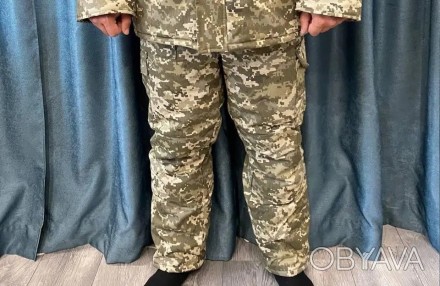 Зимние утепленные брюки для военнослужащих.
 Цвет – пиксель ВСУ
Пошит из высокок. . фото 1