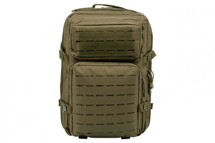 Тактический рюкзак 2E объемом 45 литров оснащен креплениями Laser Cut для фиксац. . фото 8
