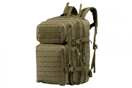 Тактический рюкзак 2E объемом 45 литров оснащен креплениями Laser Cut для фиксац. . фото 2