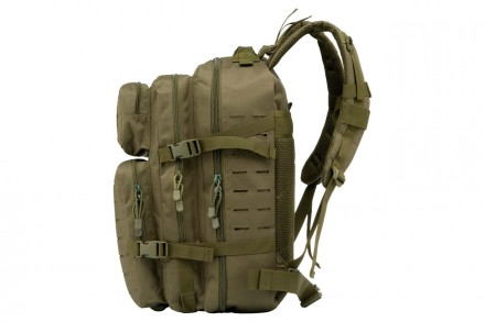 Тактический рюкзак 2E объемом 45 литров оснащен креплениями Laser Cut для фиксац. . фото 10