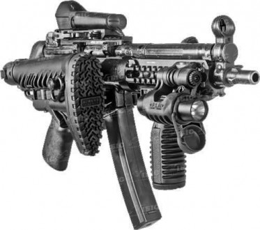 Fab Defense M4-MP5 - телескопічний складаний приклад для MP5 (MKE T94A2).Приклад. . фото 3