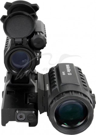 Комплект оптики MAK combo включає коліматорний приціл MAKdot S 1x20, магніфер MA. . фото 5