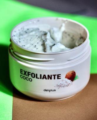 Скраб для тела Exfoliante Coco от испанского бренда натуральной косметики Delipl. . фото 3