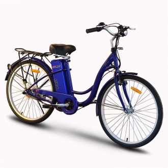 Наявні кольори: синій, червоний
 
Електричний велосипед (електрополіс, велосипед. . фото 2