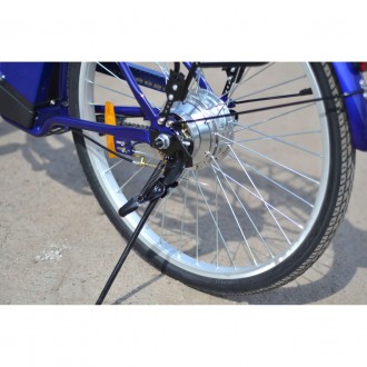 Наявні кольори: синій, червоний
 
Електричний велосипед (електрополіс, велосипед. . фото 6