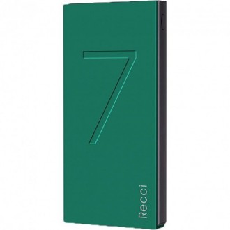 Внешний аккумулятор 7000 mAh Faith RS-7000 Green Recci CC200055. Київ. фото 1 Внешний аккумулятор 7000 mAh Faith RS-7000 Green Recci CC200055. Київ. фото 1