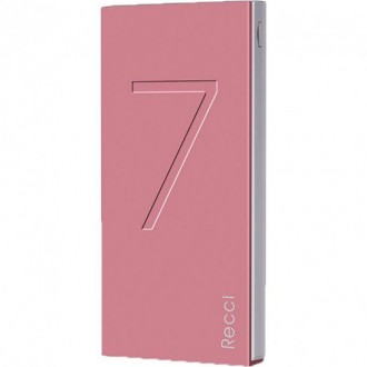 Внешний аккумулятор 7000 mAh Faith RS-7000 pink Recci CC200058. Київ. фото 1 Внешний аккумулятор 7000 mAh Faith RS-7000 pink Recci CC200058. Київ. фото 1