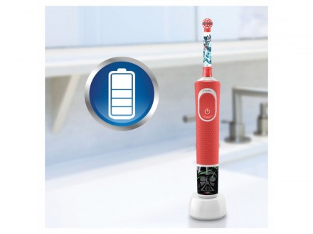 Дитяча електрична зубна щітка Oral-B D100-413-2K
Привчити дітей чистити зуби мож. . фото 4