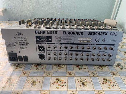 Продам мікшерний пульт Behringer UB2442FX-PRO. Пульт привезений з Європи. Пройшо. . фото 11